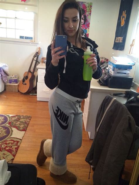 Victorias Secret And Nike Sweatpants With Tan Uggs Lounge Gear