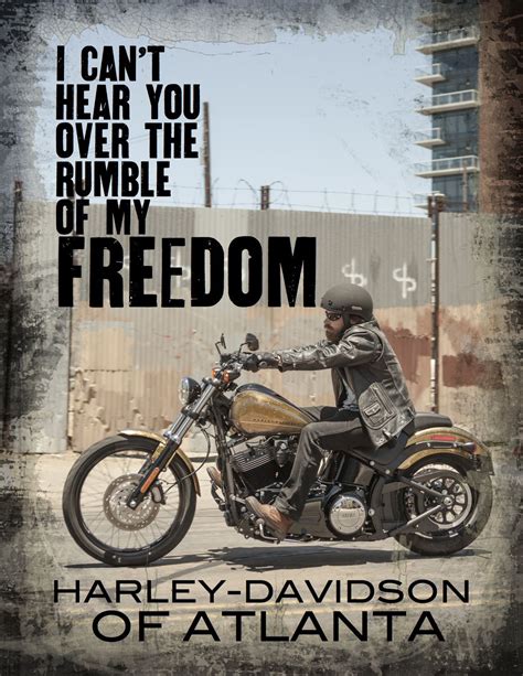 Do you favor anything harley, old, vintage or just plain funny? I can't hear you... | Biker quotes, Biker love, Harley ...