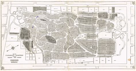 Map Of Fairmount Cemetery