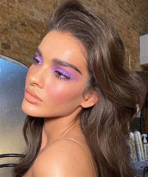 Test The Trend Cool Toned Makeup Looks To Try This Summer Purple Makeup Looks Summer Makeup