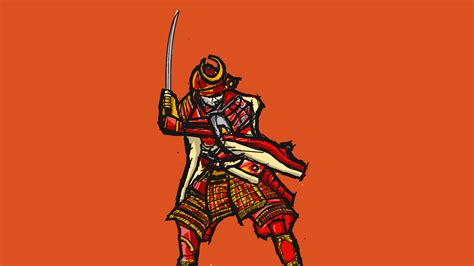 Red Samurai By Zkwnism