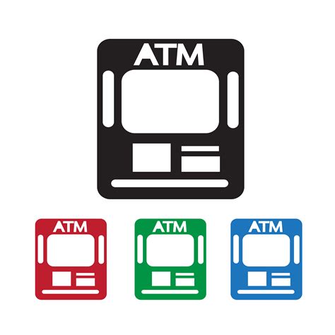 Atm Icon Symbol Sign 627940 Vector Art At Vecteezy