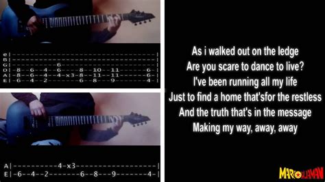 Green Day Still Breathing Guitar Cover Karaoke Hq Tabs Youtube