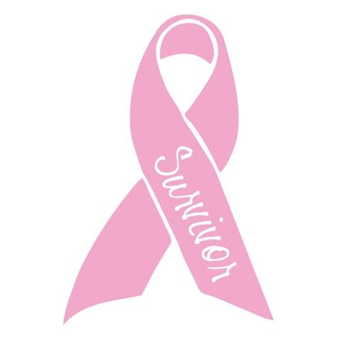 Items Similar To Pink Breast Cancer Awareness Ribbon Survivor