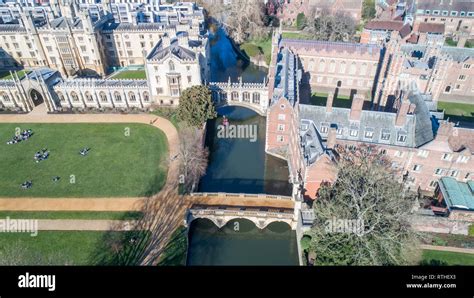 St Johns College Cambridge University Stock Photo Alamy