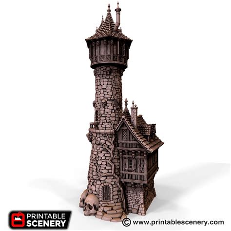Evil Sorcerers Tower Printable Scenery