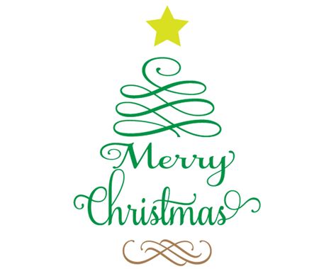 Merry Christmas Svg Christmas Tree Svg Digital Download Eps Png Dxf Etsy
