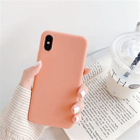 Coral Iphone Case For Iphone 7 8 Plus 6 6s X Xr Xs Max 11 Pro Etsy