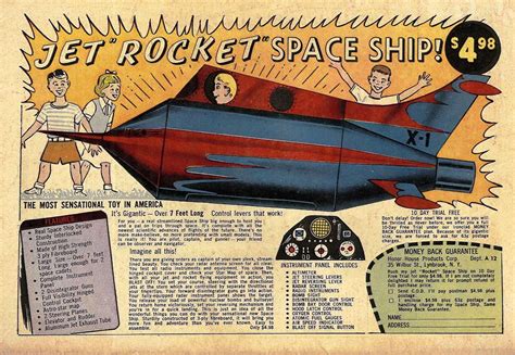 Netspend offers prepaid cards from visa and mastercard. AEIOU...and Sometimes Why: Mail Order Monday - Jet "Rocket" Space Ship (1955)