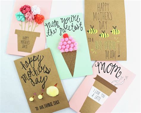 Diy Mothers Day Card Ideas Last Minute Mothers Day T Mothers
