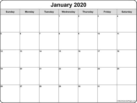 2020 Free Printable Calendars Without Downloading Monthly Free