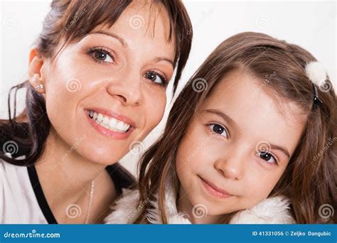 Mother And Daughter Stock Photo Image Of Sharing Brown 41331056
