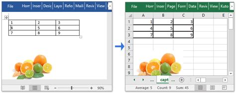 Two Easy Ways To Convert Or Import Word Document Contents To Excel