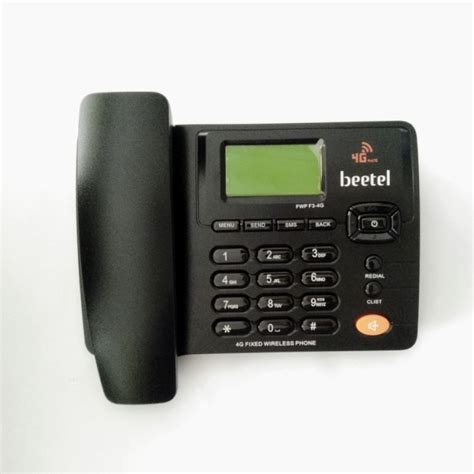 Beetel F3 4g Fixed Wireless Phone Corded Landline Phoneblack