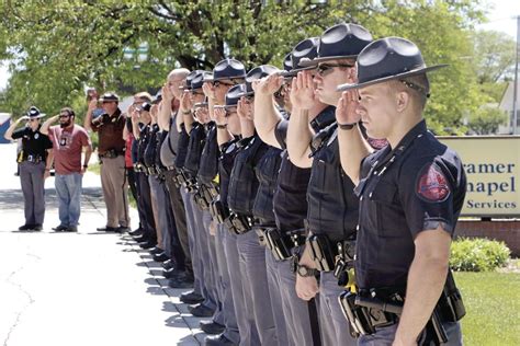 Nebraska State Patrol Trooper Killed In Collision Honored With Solemn