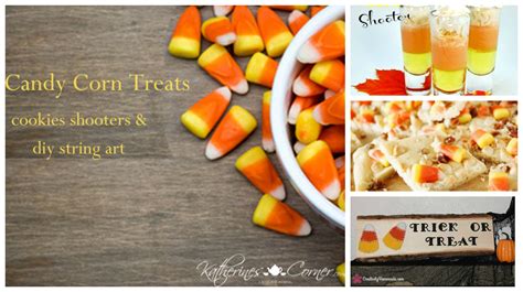 Candy Corn Treats Collage