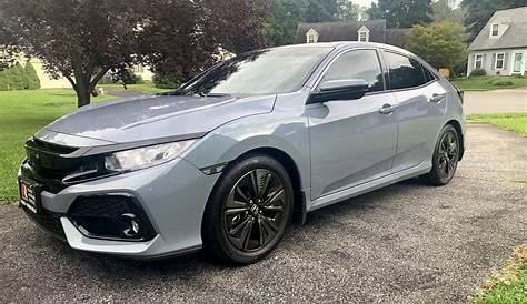 Ready to roll with my new Sonic Gray Pearl Civic HB! : r/Honda