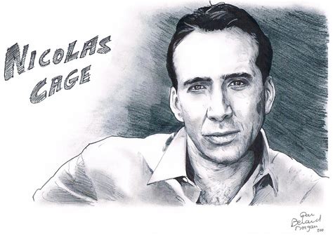 Nicolas Cage Portrait By Dinoradar On Deviantart