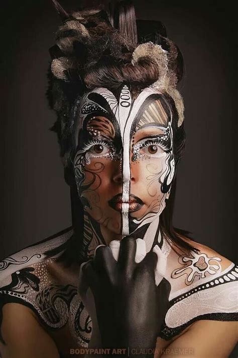 Pin By Mastajustin Buck On Bizarre Bazaar Body Art Painting Face