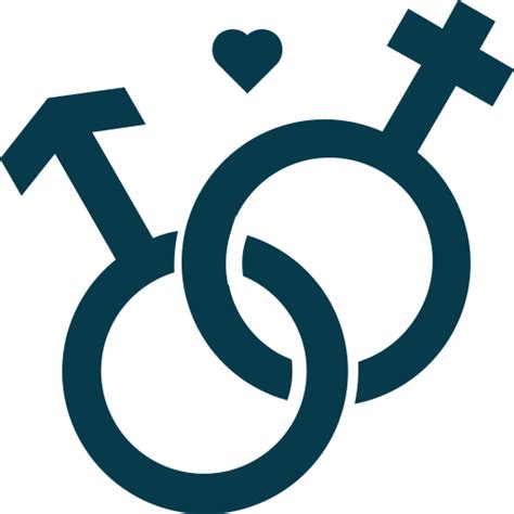 Geschlecht Männlich Weiblich Sex Liebe Herz Kostenlos Symbol Von