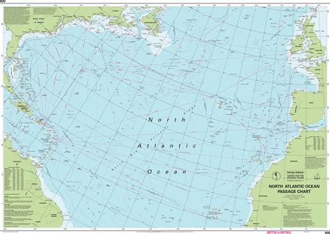 Imray Nautical Chart Imray 100 North Atlantic Ocean Passage Chart