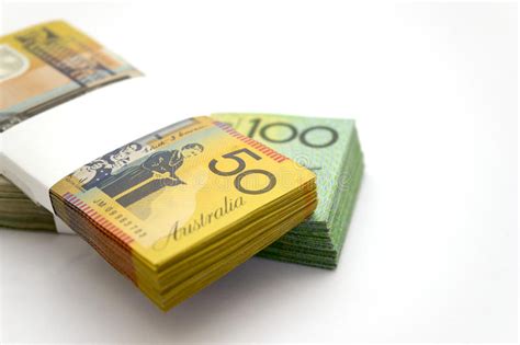 Australiani Una E Due Monete Del Dollaro Immagine Stock Immagine Di