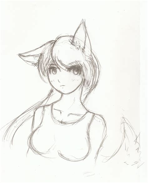 Girl With Fox Ears I Guess By The King In Grey On