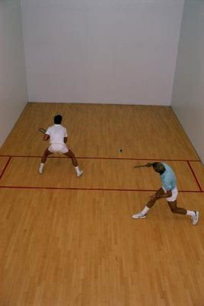 You could also have two players playing. Workout for Racquetball Players - Woman