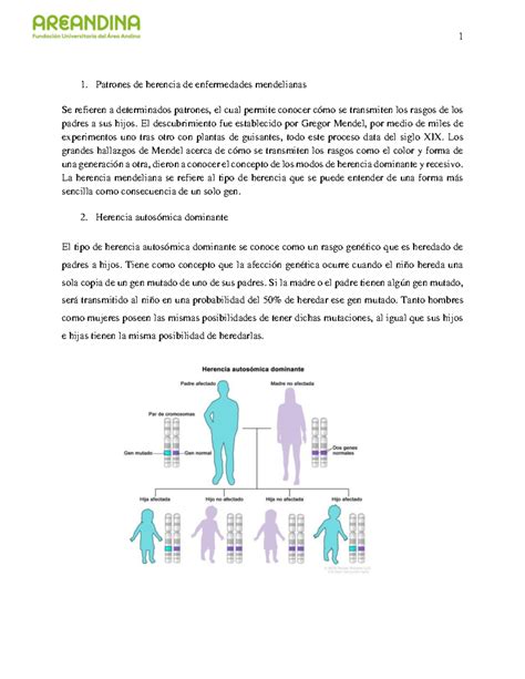 Patrones De Herencia De Enfermedades Mendelianas El Descubrimiento