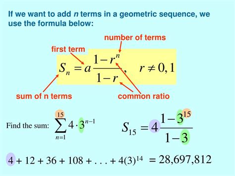 Ppt Geometric Sequences Powerpoint Presentation Free Download Id