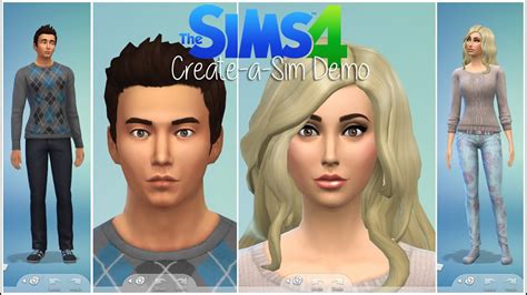 The Sims 4 Create A Sim Male First Impressions Youtube