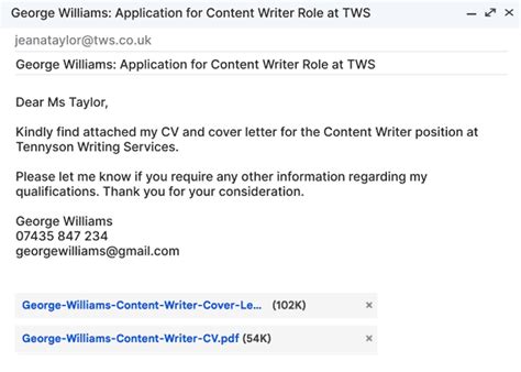 How To Write An Email Cover Letter Examples And Advice