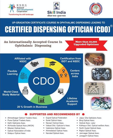 3 Months Online Certified Dispensing Optician Course Rs 20700 Number