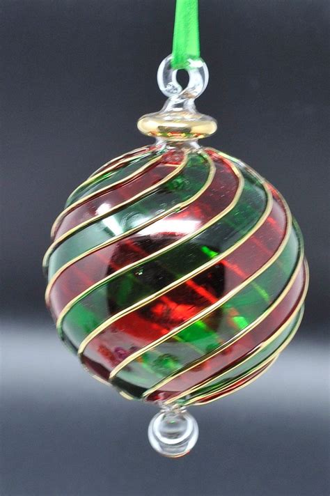 Amazing Egyptian Blown Glass Ornament A Clear Designs With Etsy