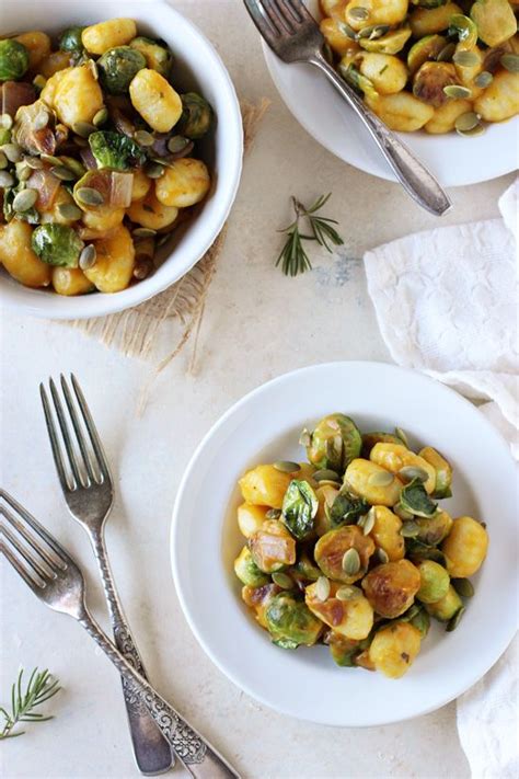 Pumpkin And Brussels Sprout Gnocchi Cook Nourish Bliss Recipe
