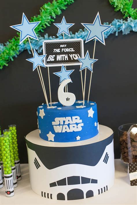 Cake toppers └ decorations & cake toppers └ baking accs. Star Wars Birthday Party | Rebecca Propes Design & DIY