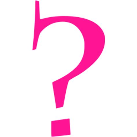 Download High Quality Question Mark Transparent Pink Transparent Png