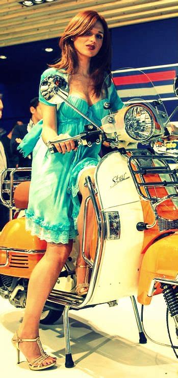 Pin By Yoshi On Vespa Scooter Girl Vespa Girl Motorcycle Girl