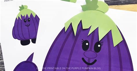 Build A Purple Pumpkin Free Printable Halloween Paper Craft