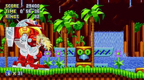 Sonic Mania Green Hill Zone Act Super Sonic Hd Youtube