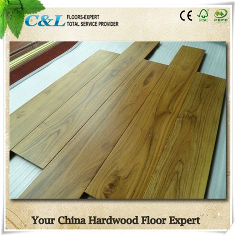 Antique Golden Color Chinese Teak Solid Wood Flooring China Hardwood