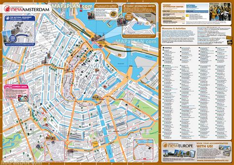 Amsterdam Map Most Popular Hotels And Affordable Hostels