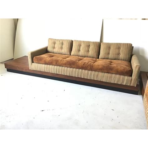 The sofa no longer has the tag. Adrian Pearsall Floating Platform Sectional Sofa | Chairish
