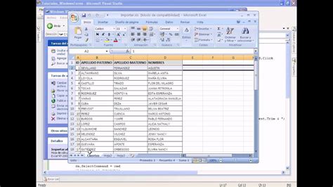 Demostracion Tutorial Importar Datos A Un Datagridview Desde Excel En