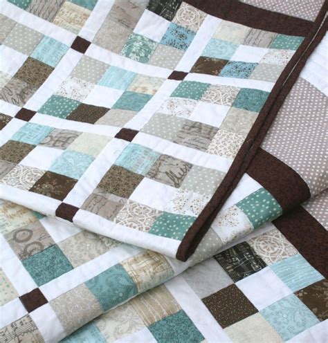 Modern Quilt Pattern Jelly Roll Quilt Pattern Pdf 5 Sizes Etsy Boys