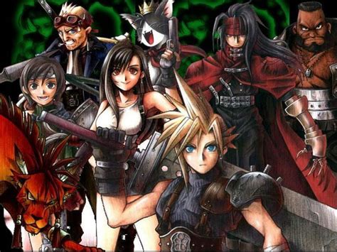 Final Fantasy Free Wallpaper Final Fantasy 7 Characters Final