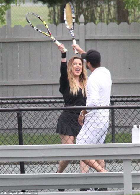 Khloe Kardashian Shows Off Pert Bottom As She Plays Tennis With Scott