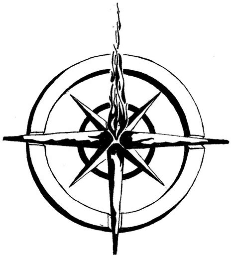 The positions values indicate the. Nautical Compass Drawing at GetDrawings | Free download