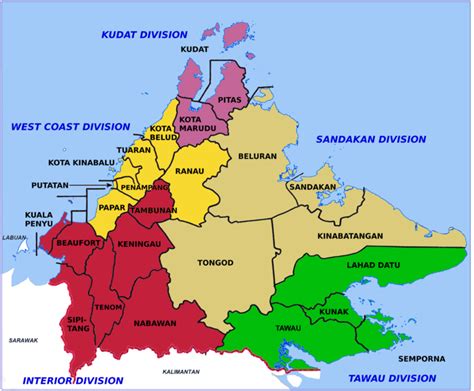 Sabah Map District