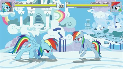 An Mugen Request 1563 New Rainbow Dash Vs Old Rainbow Dash Youtube